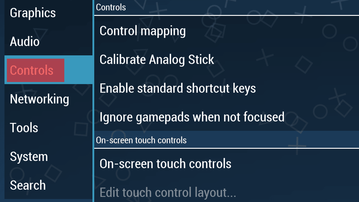 Карта control. Controller Mapping from the Screen.