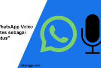 WhatsApp Voice Notes bisa digunakan sebagai status