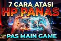 7 Cara Mengatasi HP Android Panas Saat Main Game Tangan memegang HP Android panas dengan pendingin cooler saat bermain game