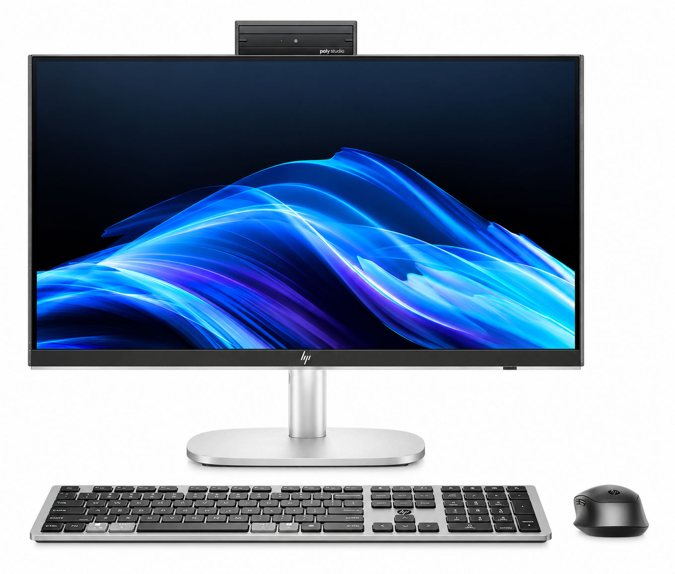 HP All in One with Blue Wave Display