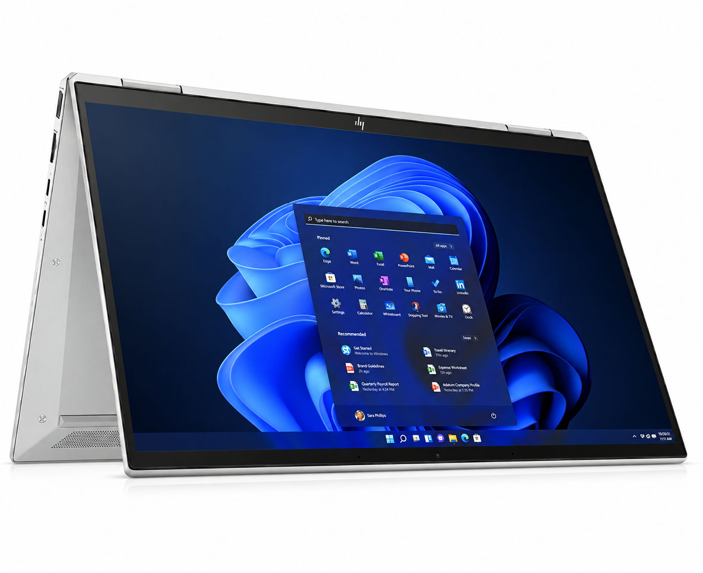 HP Convertible Laptop in Tent Mode