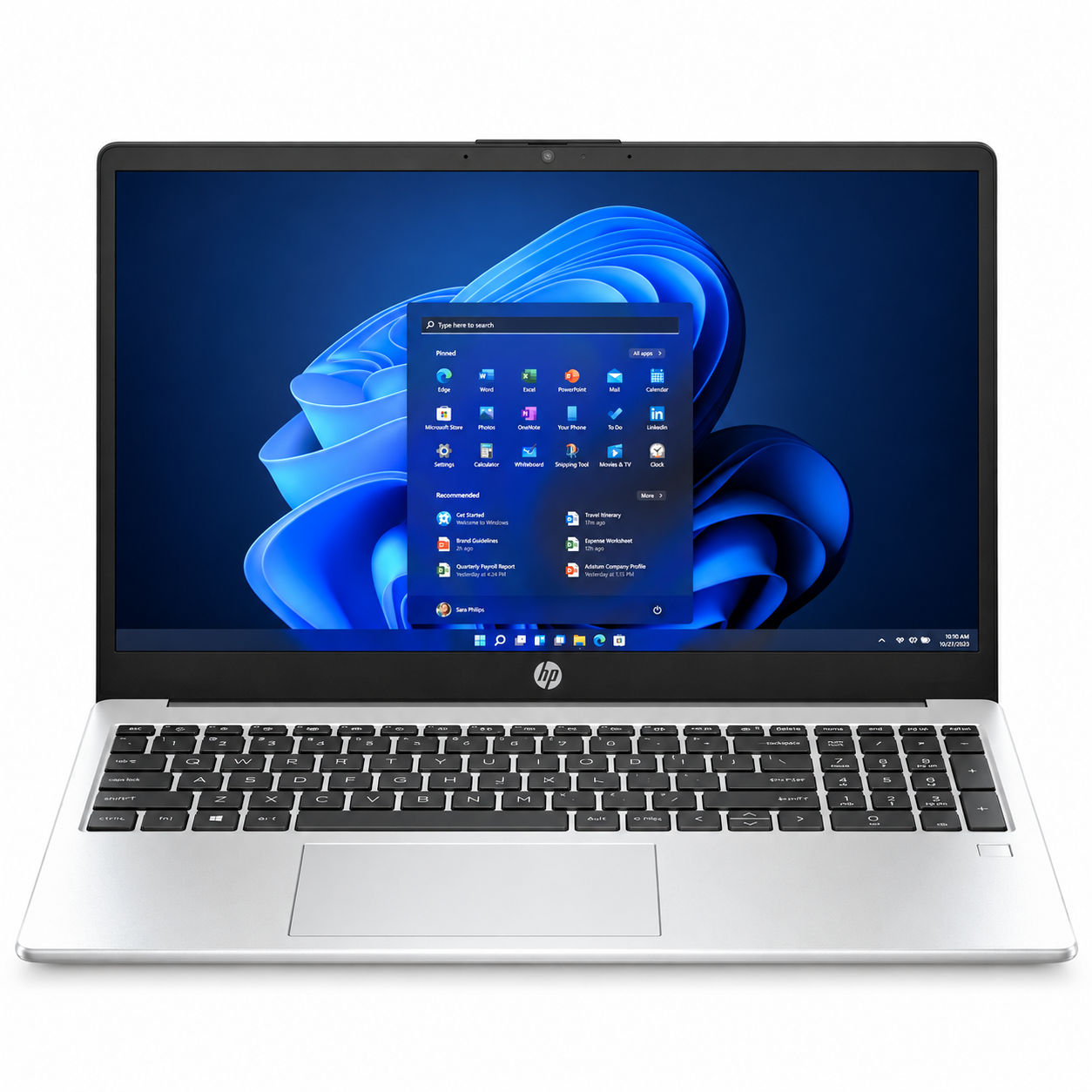 HP Laptop with Windows 11 Display