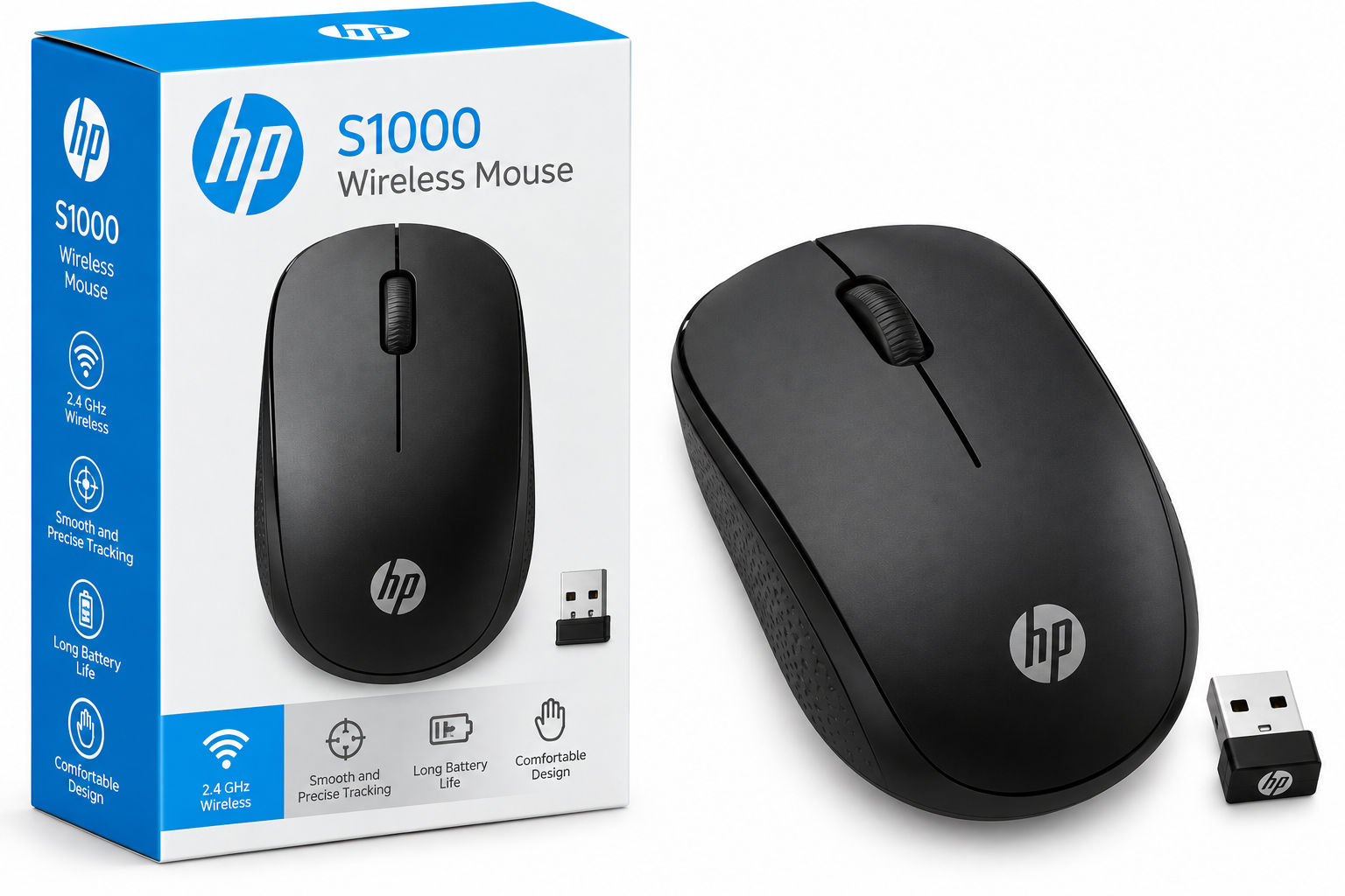 HP S1000 Wireless Mouse Set