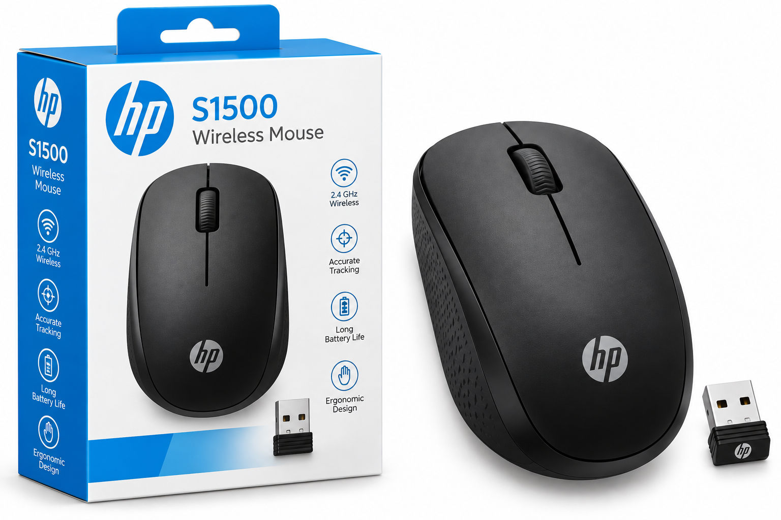 HP S1500 Wireless Mouse Product Shot