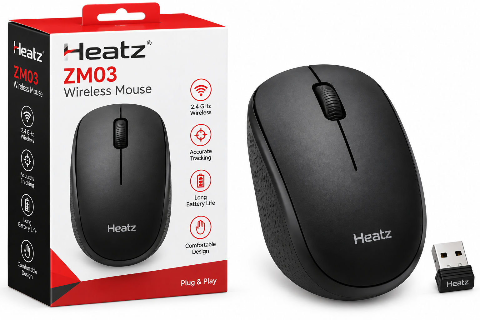 Heatz ZM03 Wireless Mouse Showcase