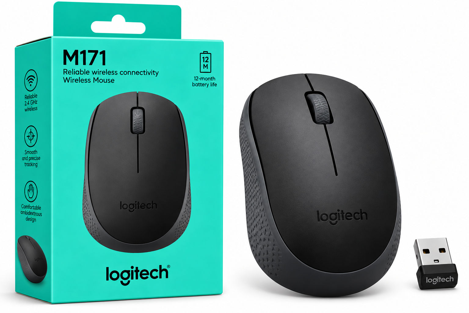 Logitech M171 Wireless Mouse Set