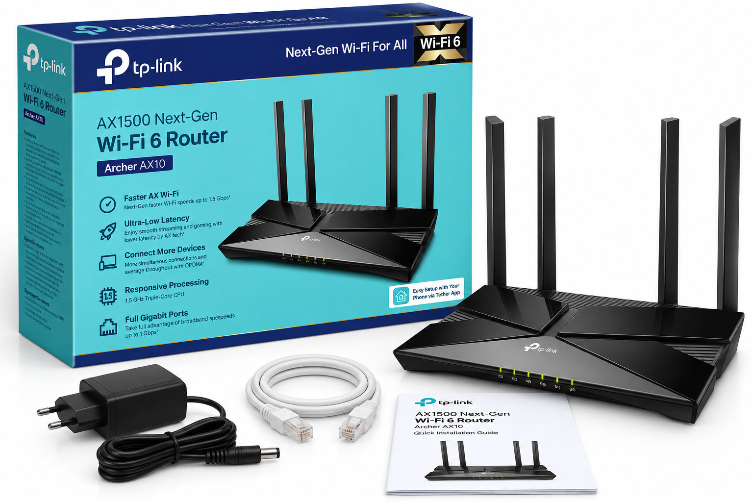 TP Link Archer AX10 Wi Fi 6 Setup