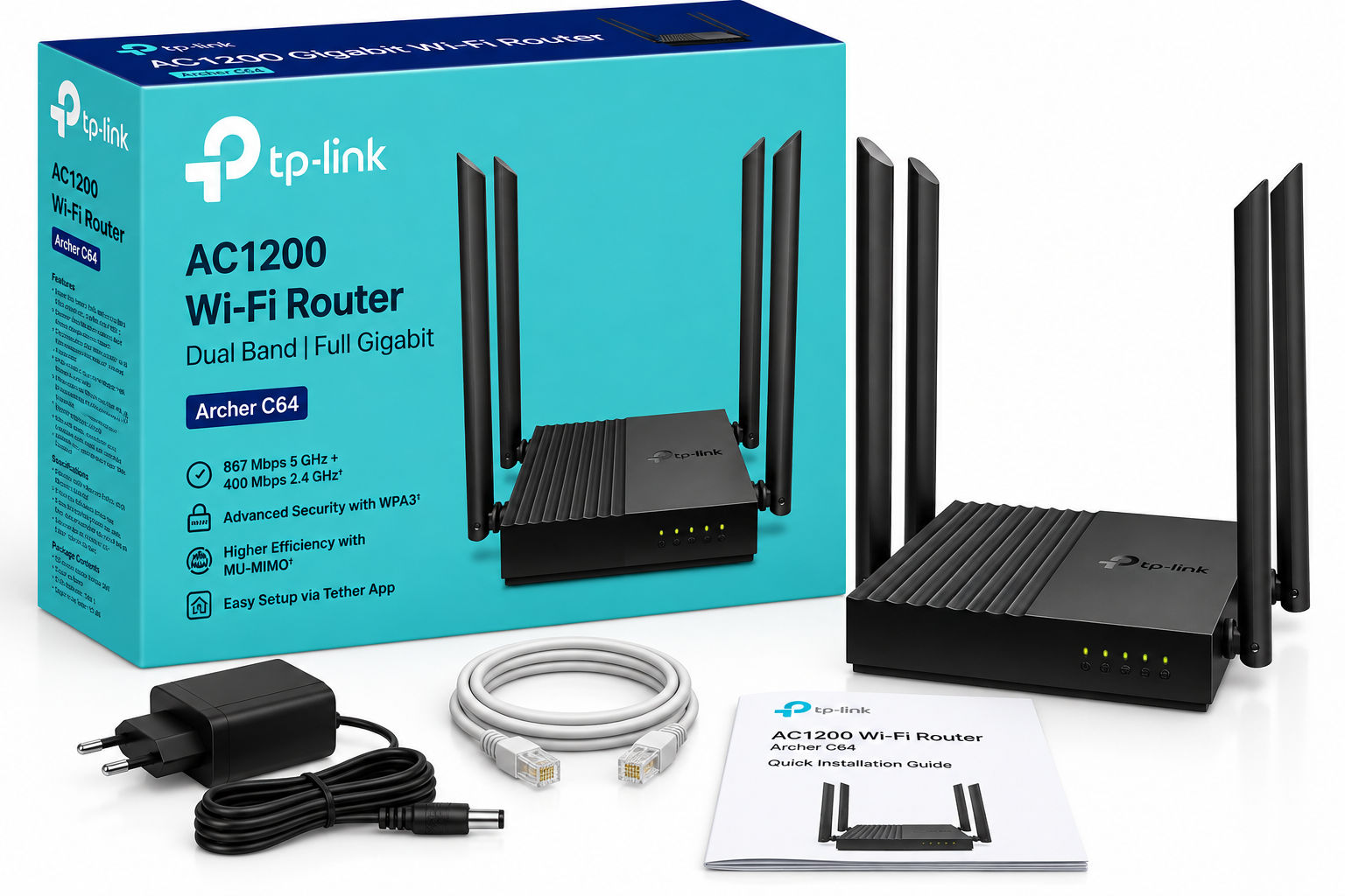 TP Link Archer C64 Router Showcase