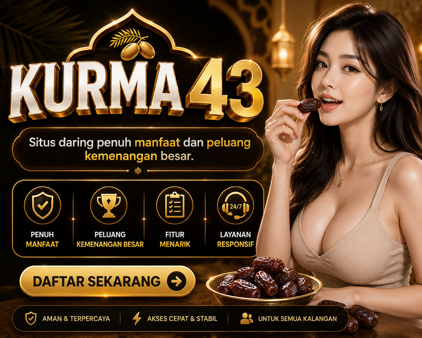 KURMA43 | Hadirkan Situs Daring Penuh Manfaat Kemenangan