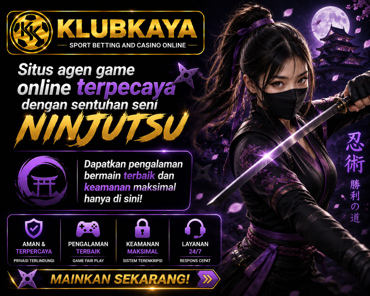 NINJA61 - Agen Game Online Terpercaya Yang Terlatih Seni Ninjutsu