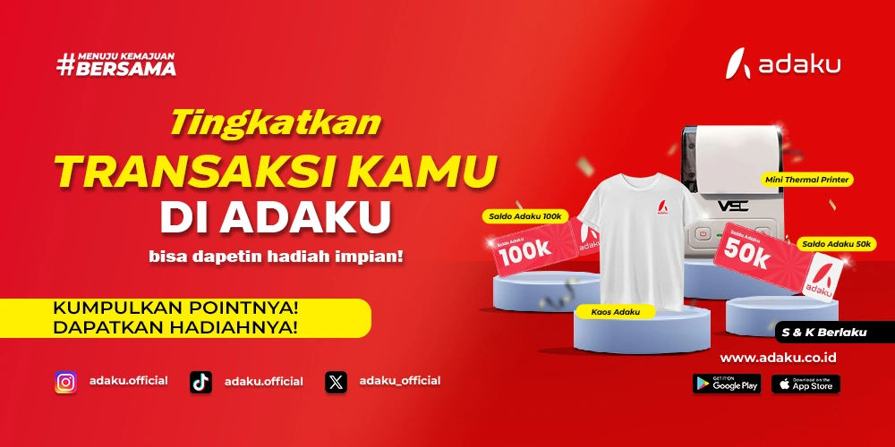 Adaku Inem Tingkatkan Transaksi Kamu di Adaku & Dapatkan Hadiah!
