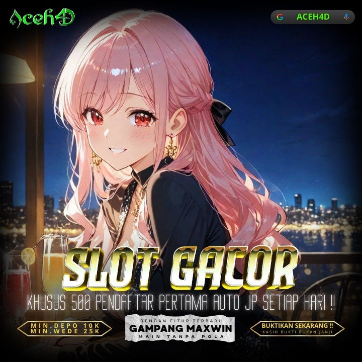ACEH4D Situs Toto Slot Gacor Dengan Depo Qris Tanpa Potongan Pasti WD