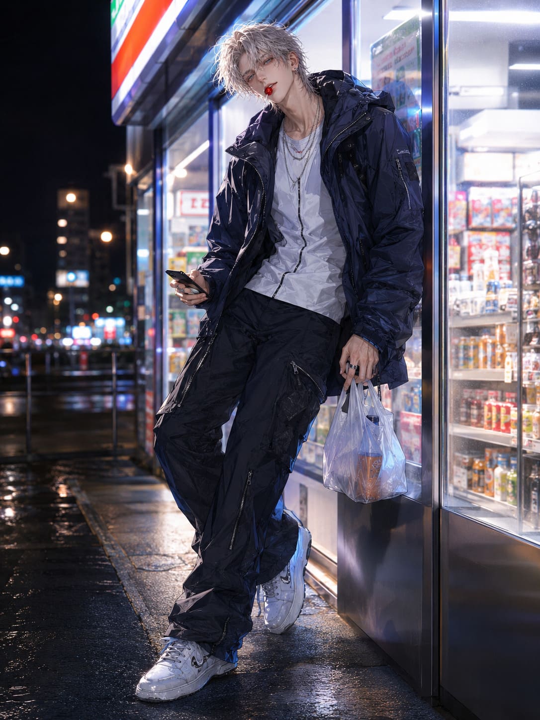 Nico after filming