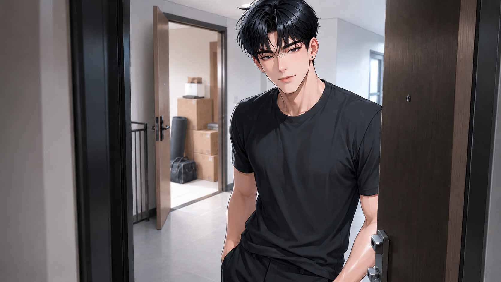 란 제칭이 옆집 아파트로 이사 오다