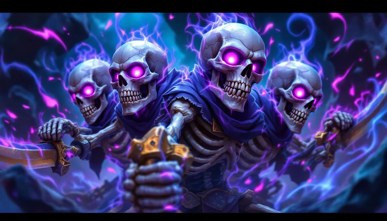 Evolución Esqueletos Guía de Carta — Under Realm sked.top