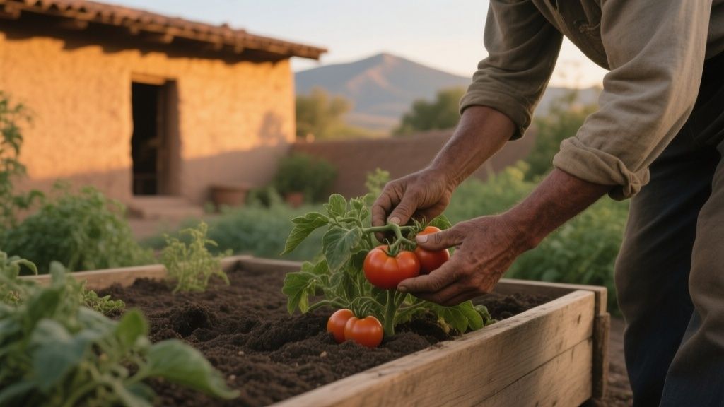 Imagen ilustrativa sobre Diferencia entre Abono Orgánico y Químico: Cuál le Conviene a Tu Huerto
