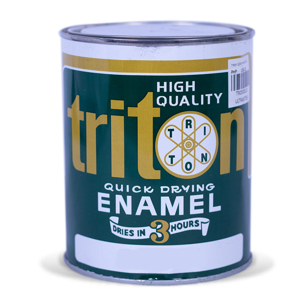 Triton Quick Drying Enamel White 500 1L Tacloban Ultrasteel Corporation