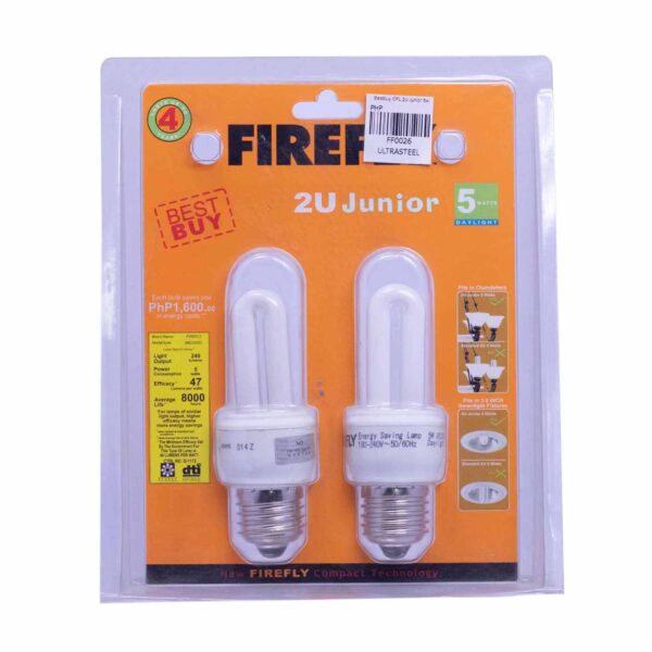 Best Buy CFL 2U Junior 5 Watts Daylight E27