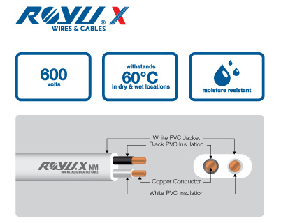 RoyuX Non Metallic Sheathed Cable FAB