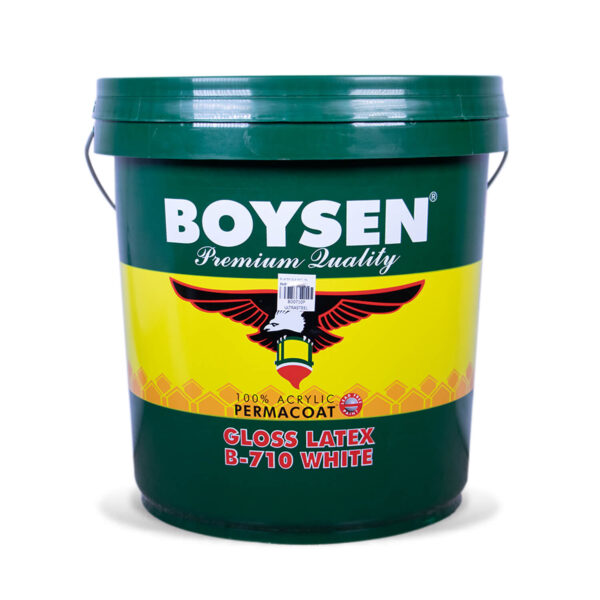 Boysen Latex Gloss White #710 (Plastic-16 Liters)