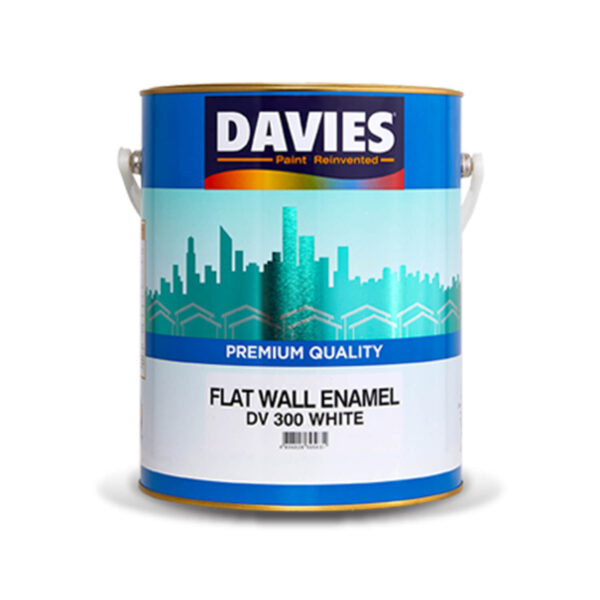 Davies Flat Wall Enamel White DV-300 (4 Liters) - Tacloban Ultrasteel