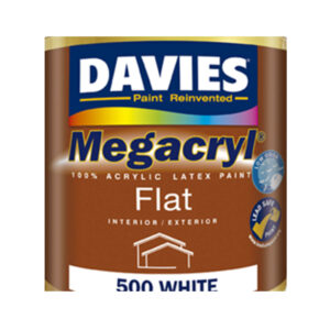 Davies Megacryl Flat White DV-500 (16 Liters)