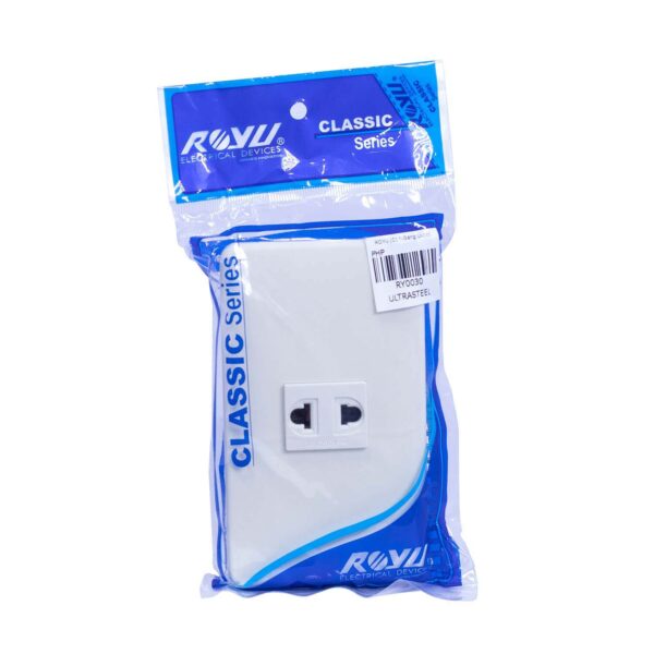 ROYU CLASSIC 1 GANG OUTLET SET WH111 RY0030 4