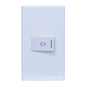 Wide 1 Gang Doorbell Switch (Set) (WD801)