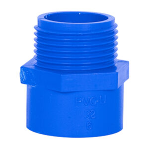 Blue UPVC Male Threaded Adapter (1'')