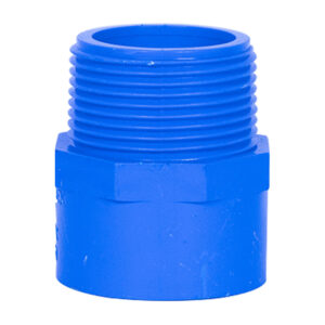 Blue UPVC Male Threaded Adapter (1-1/4'')