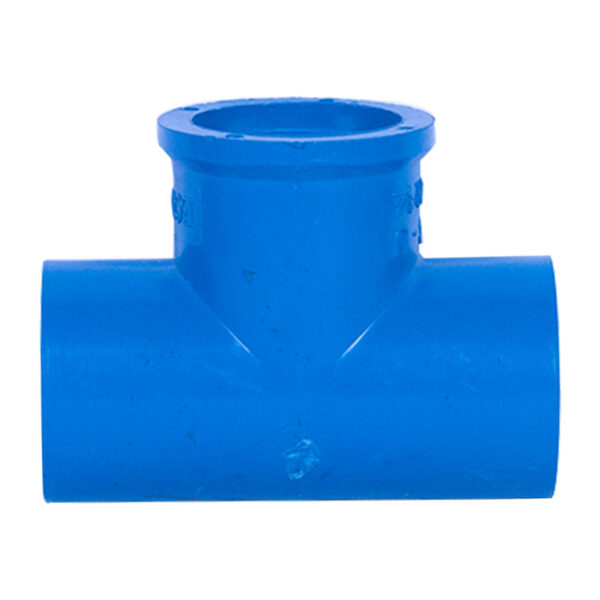 Blue UPVC Tee Thread (3/4'')