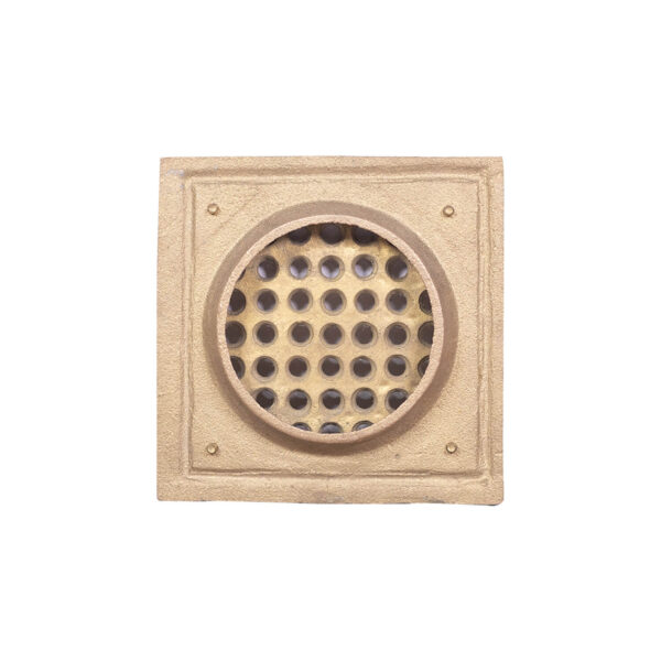 FLOOR DRAIN 6X6 BRASS JPI-104-B