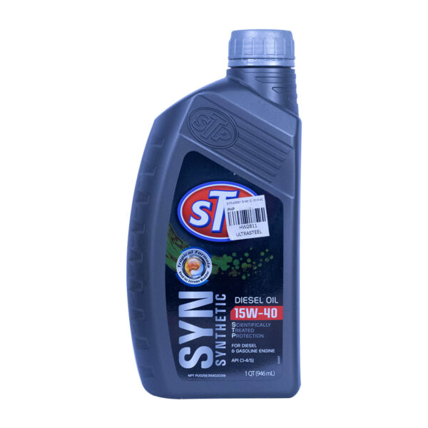 STP-65891 SYNTHETIC MOTOR OIL (SEMI) 15 W-40 946ML