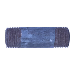 Galvanized Iron Nipple 10mm (3/8" diameter x 2" long)