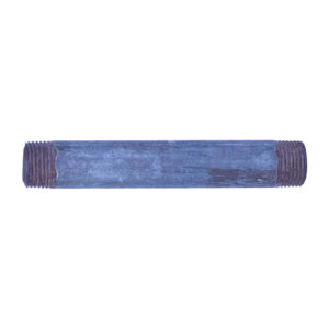 Galvanized Iron Nipple 10mm (3/8" diameter x 4" long)