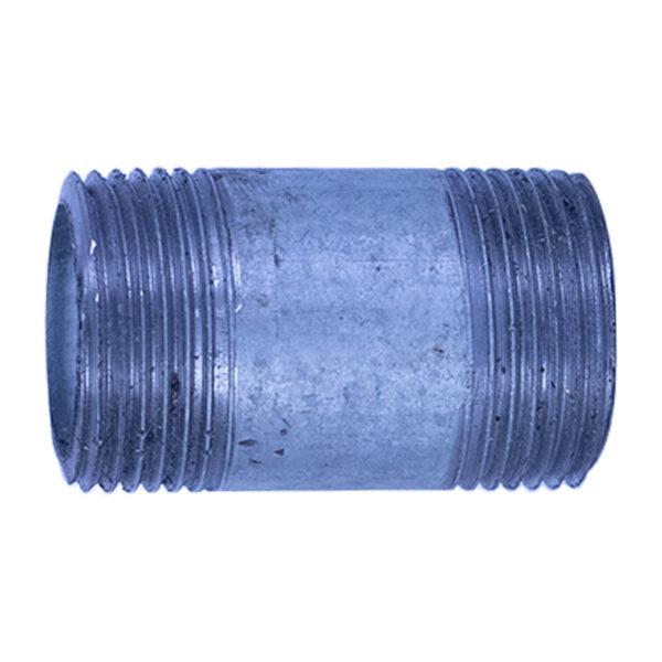 Galvanized Iron Nipple 25mm (1" diameter x 2" long)