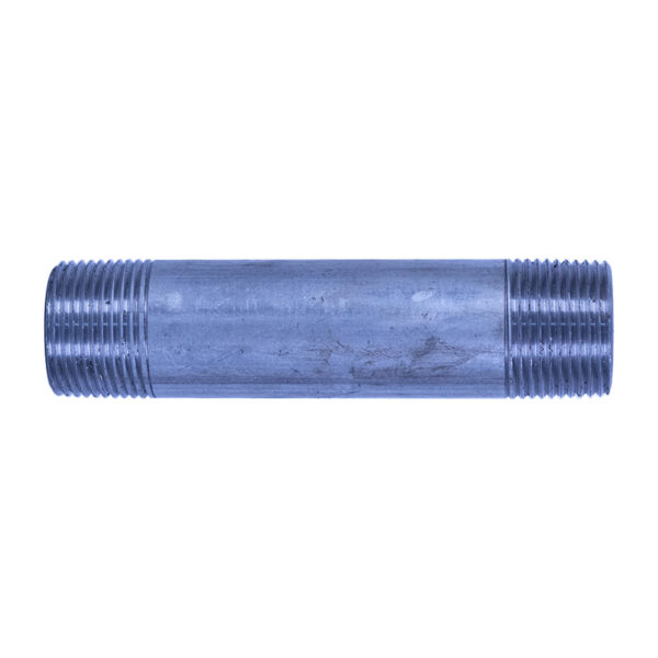 Galvanized Iron Nipple 25mm (1" diameter x 5" long)