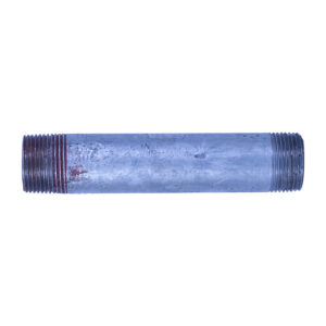 Galvanized Iron Nipple 25mm (1" diameter x 6" long)