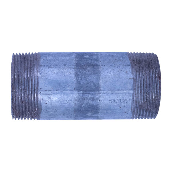 Galvanized Iron Nipple 38mm (1-1/2" diameter x 4" long)