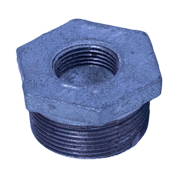 Galvanized Iron Heavy Duty Bushing 38mm(1-1/2" x 3/4")