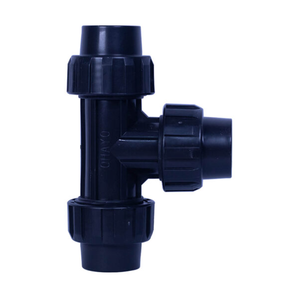 PE Comp Tee PVC 25mm (3/4" x 3/4")