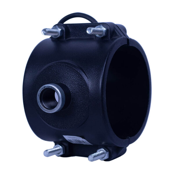 Saddle Clamp PVC 100mm (4" x 1/2")