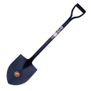 Shovel #2 Allsteel Pointed Black Handle