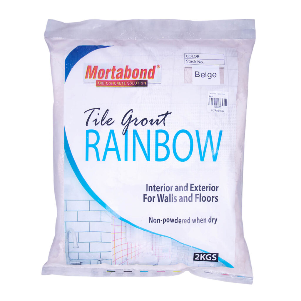 Mortabond Tile Grout Beige 2kg Tacloban Ultrasteel Corporation