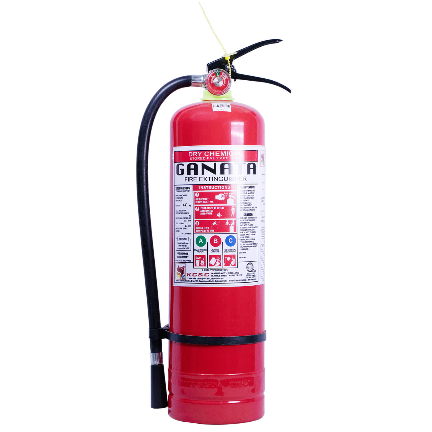 water fire extinguisher