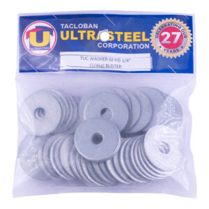 Washer GI Heavy Duty 1/4" (1/4kg) Blister