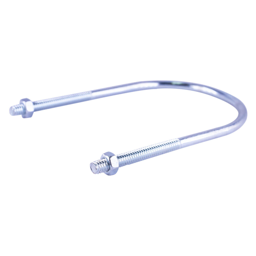 GI UBolt W/nut 1/4" X 21/2" (5/1) Blister Tacloban Ultrasteel