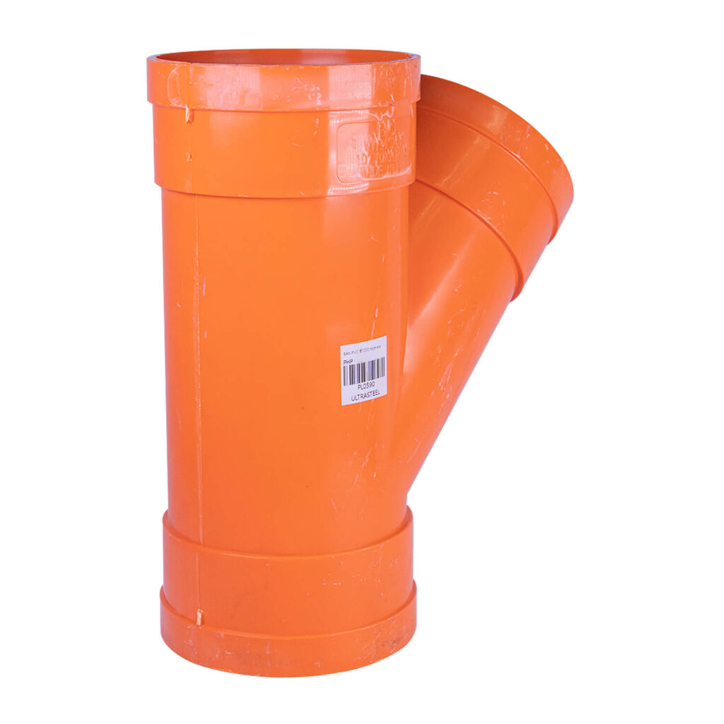 Sanitary PVC S1000 Wye 4" X 4" Tacloban Ultrasteel Corporation