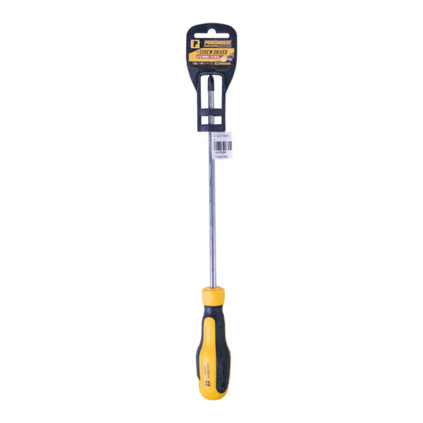 POWERHOUSE CUSHION GRIP PHILIP SCREW DRIVER #2X200mm(1/4x8)(T33524)