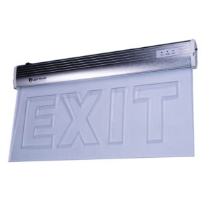 LightHouse LED Emergency Exit Sign Glass LHE-SAP-002